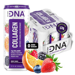 HydraDNA Collagen Infused Sparkling Drink, 12oz