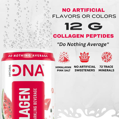 HydraDNA Collagen Infused Sparkling Drink, 12oz