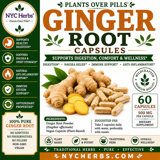 Ginger Root - 60 Capsules
