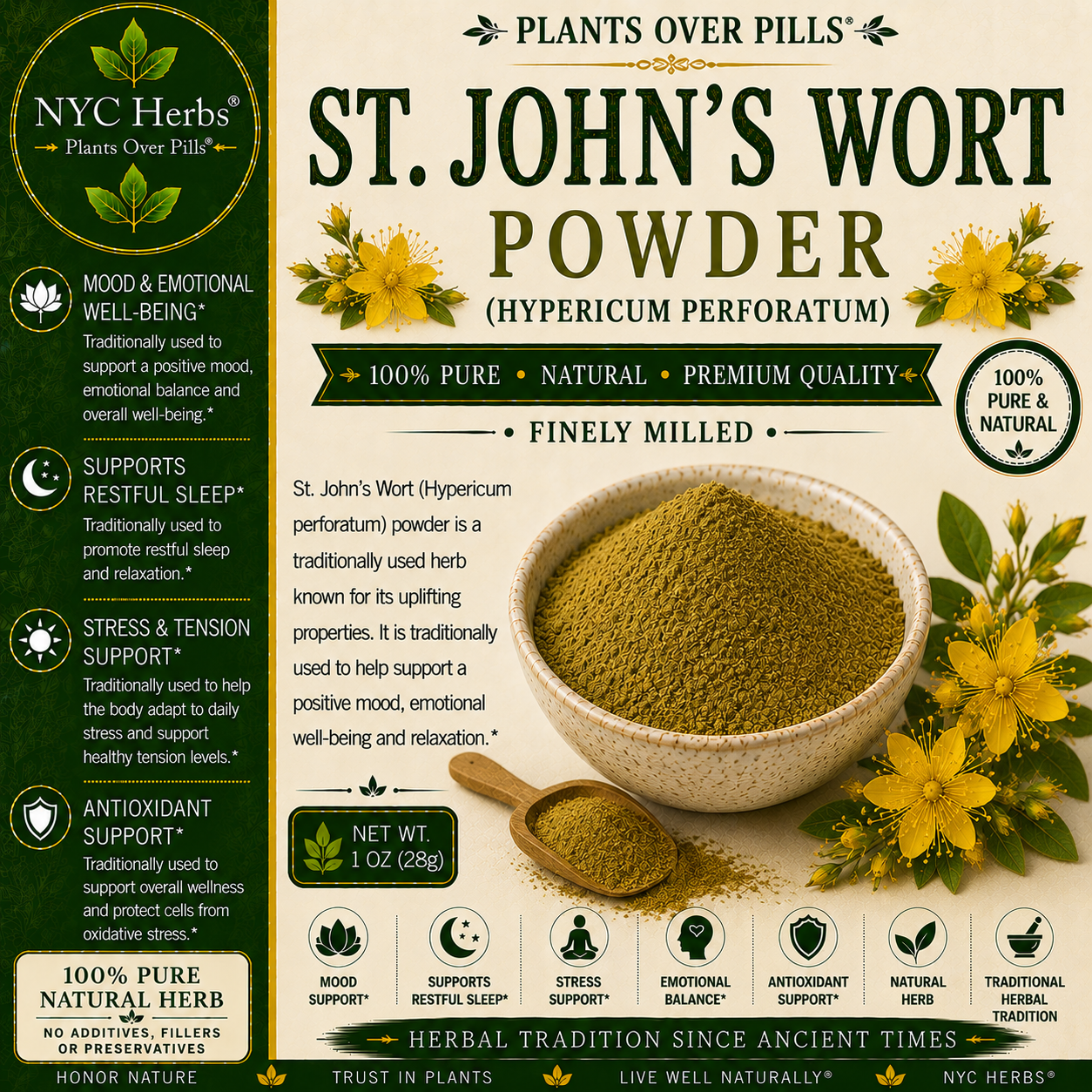 St. Johns Wort Powder
