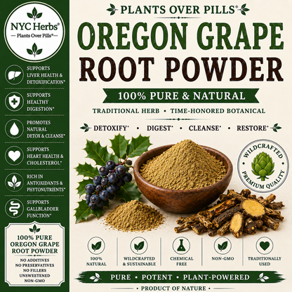 Oregon Grape Root Powder | Liver, Skin & Immune Support