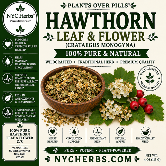 Hawthorn Leaf & Flower