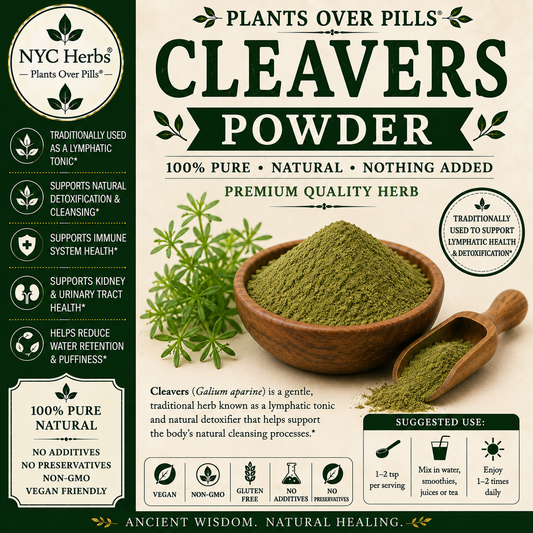 Cleavers Powder | Lymphatic Cleanse & Fluid Balance