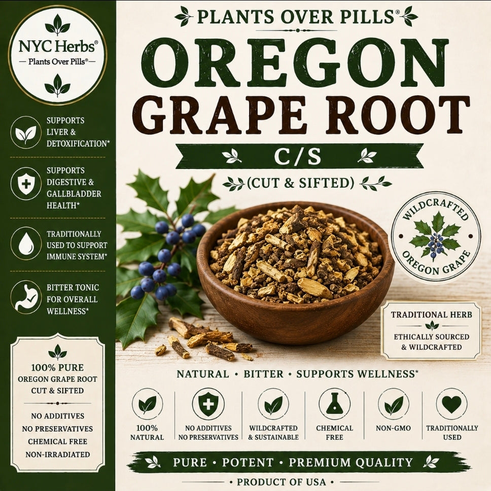 Oregon Grape Root c/s | Liver, Skin & Immune Support