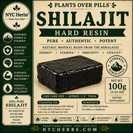 Himalayan Shilajit hard resin 100g | Vitality, Energy & Longevity