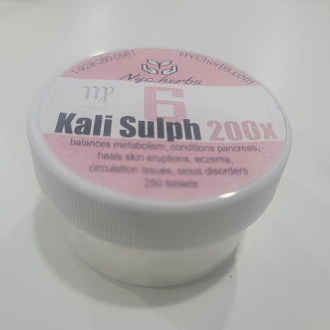 Sulfato de potasio (Kali Sulph 200x) 